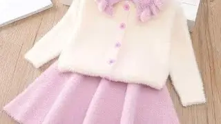 Newborn baby girls fation cloth  long sleeve dress.