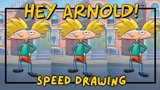 HEY ARNOLD! SPEED DRAWING