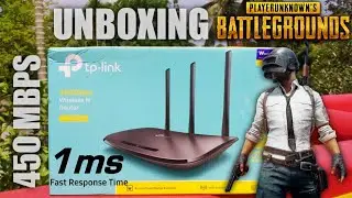 TP Link TL WR940N Wireless N 450 Mbps Router Unboxing | Gaming Router For PUBG | 1ms Response Time