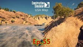 US Map Ep.55 Hydropower Plant Pt.1 Construction Simulator