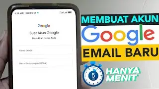 Cara Membuat akun Gmail baru | Membuat akun google Beru di hp Android