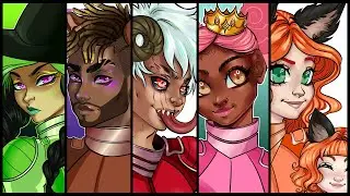 Among Us to Anime Drawing Compilation