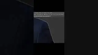 Легко удаляем белые края, трюк в фотошоп short #shorts #photoshop