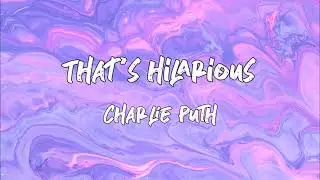 Charlie Puth - That's hilarious// Sub. Español