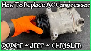 How to Replace AC Compressor Dodge Chrysler Jeep 2.4L
