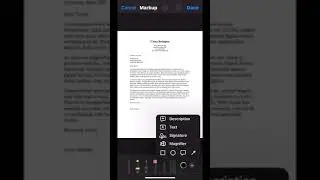 How to sign a Digital Document on iOS | iPhone/iPad