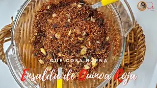 ENSALADA DE QUINOA ROJA | Cosa Buena -  como cocinar quinoa o quinua mejor! #chefpachi #quinoa