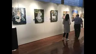 Bécquer, Machado y Gerardo Diego en lienzos de Paco Ballesteros