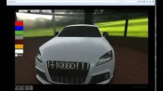 Car Online Configurator: Unity WebGL - 3D Realtime Web Based - Audi