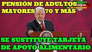 @elpumapolitico PENSIÓN DE ADULTOS 70 Y MÁS