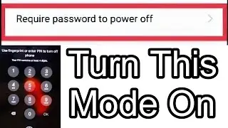 Ask Password Before Switch Off Vivo Iqoo Z9 Gi Tip