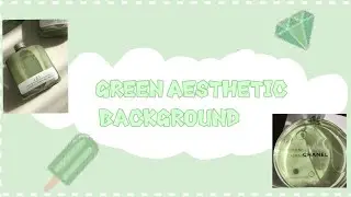 Green aesthetic anime backgrounds (фон для видео)