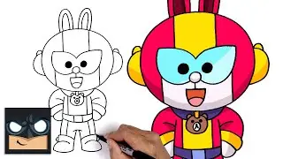 How To Draw Cony Max | Brawl Stars