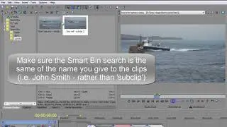 Sony Vegas Pro 26   Creating and using Sub Clips