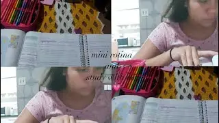 mini rotina da noite, e study with me:D