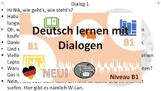 Dialogues B1 | Learn German by Listening | 33 | 