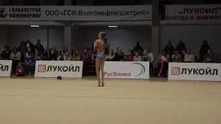Художественная гимнастика/Метелица 2017/Полина Крупнова Мяч