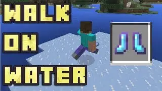 Minecraft PE - How To Walk On Water!