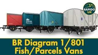 All about the new Dia.1/801 FISH & PARCELS Vans from Rapido UK!