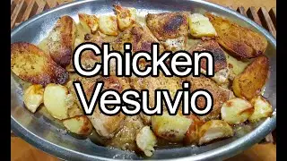 Chicken Vesuvio.  A classic crispy garlic and lemon chicken dish from Chicago.