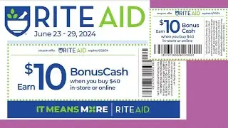 Rite Aid AD SCAN - June 23 - 29, 2024 - Earn $10 BC wyb $40 & End of Monthly - @patel7ravi7