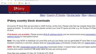 Iptables/Netfilter - Blocking Entire Countries using Ipset and Iptables