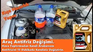 Araç Antifriz Değişimi Hava Yaptırmadan Antifriz nasıl değiştirilir ? #otomobil #tamirattadilat