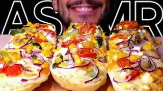 ASMR PIZZA BAGUETTE (EATING SOUNDS) NO TALKING MUKBANG
