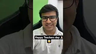 Happy Teachers day 😇