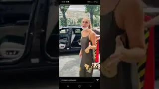 Агата Муцениеце с подругами посетила театр Crave, сторис от 25.06.2021
