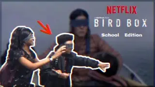 Bird Box Challenge High School Edition !!!