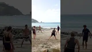 Beach Workout at Eden Resort