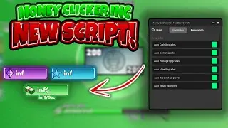 Money Clicker Inc *OP* Script/Hack [Auto Cash, Auto Gems + MORE!]
