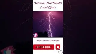 Cinematic Alien Thunder Sound Effects #soundeffects #shorts