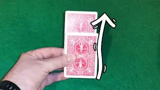 How to levitate a card from the deck.