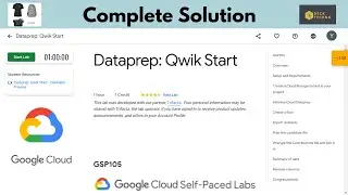 Dataprep: Qwik Start | 30 days of Google Cloud