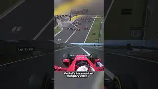 What a start by Vettel 😳