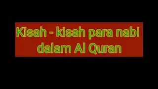kisah para nabi-nabi...