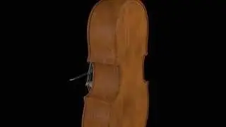 blender 3d Cello model animation
