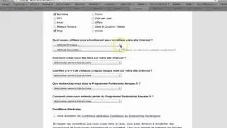 Affiliation Amazon - Partie 1