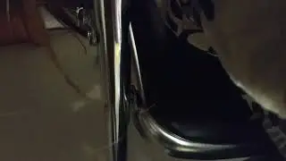 ASMR vinyl padded chair vs flare jeans