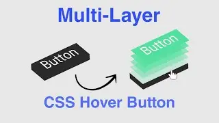 Multi-Layer Hover Button | HTML & CSS |