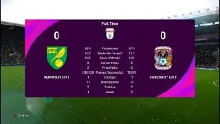 NORWICH CITY VS COVENTRY CITY (profesional) SKY BET CHAMPIONSHIP #pes2021 #playstation4