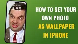 How To Set Your Own Photo As Wallpaper In Apple Iphone | Wallpaper In Ios | English