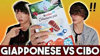 Giapponese prova merendine Kinder, Motta e Mulino Bianco