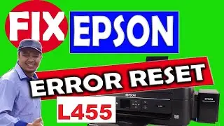 Epson L455 E11 ink pad error (reset L455)