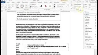 Align Objects in Word