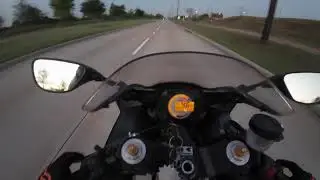 DJI osmo action 4 | Motovlog test footage on a Kawasaki Ninja ZX-6R