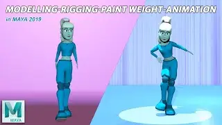 Modelling/Rigging/Paint Weight & Animation (Maya 2019)