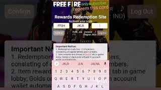 free fire redeem code today 😱 today redeem code in free fire, FF redeem code today#GamerApexH#Gaming